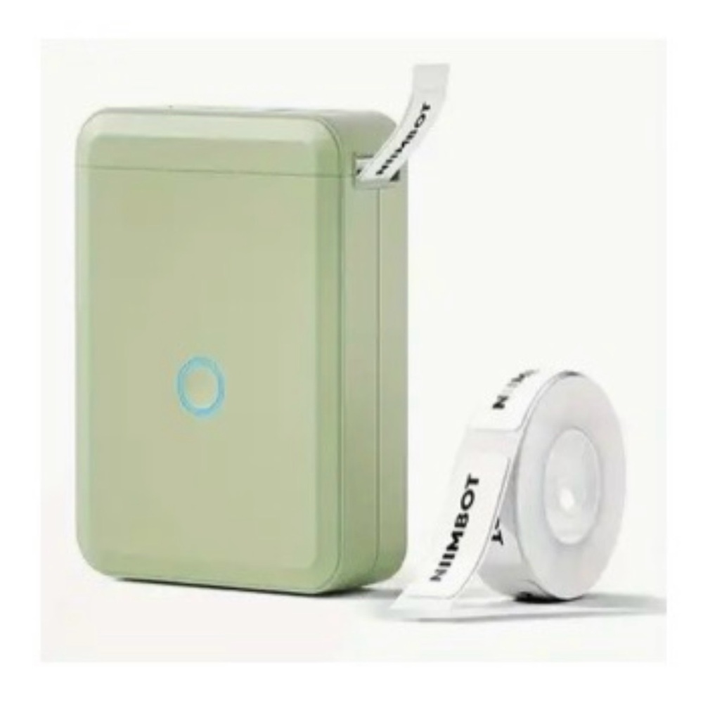 NIIMBOT D110 Label Maker Machine with Tape Bluetooth Small Label Printer - GREEN